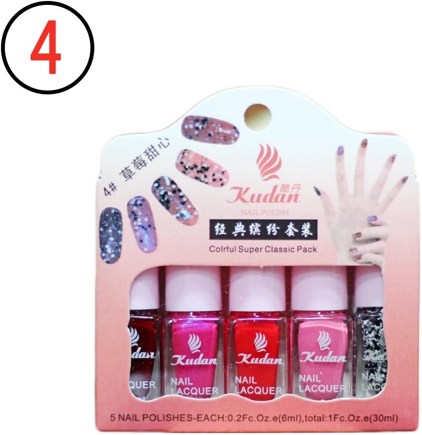 Nail Polish Mini Collection Neon Nail Lacquer Set