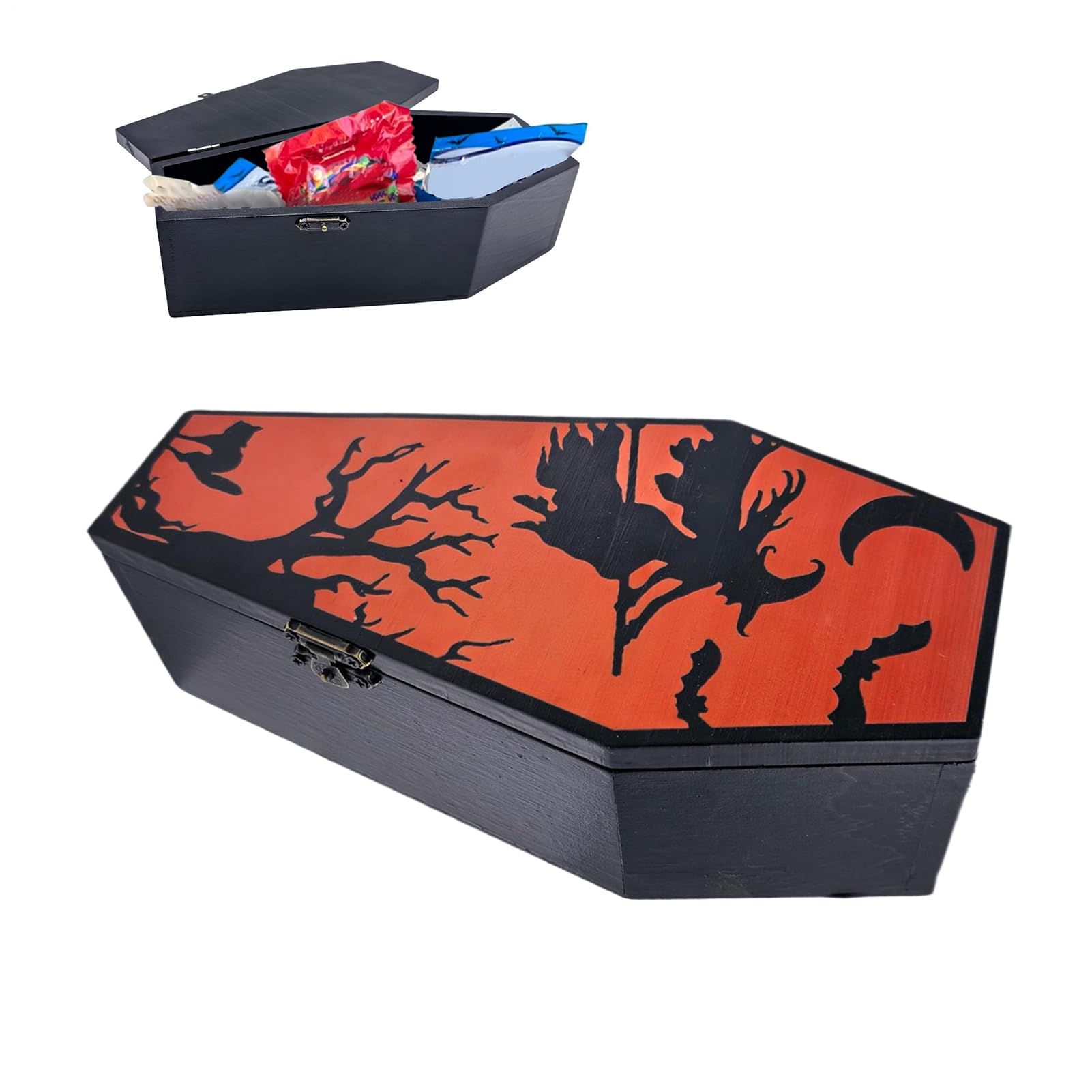 Boîtes cercueil friandises Halloween pour sublimer votre buffet de fête