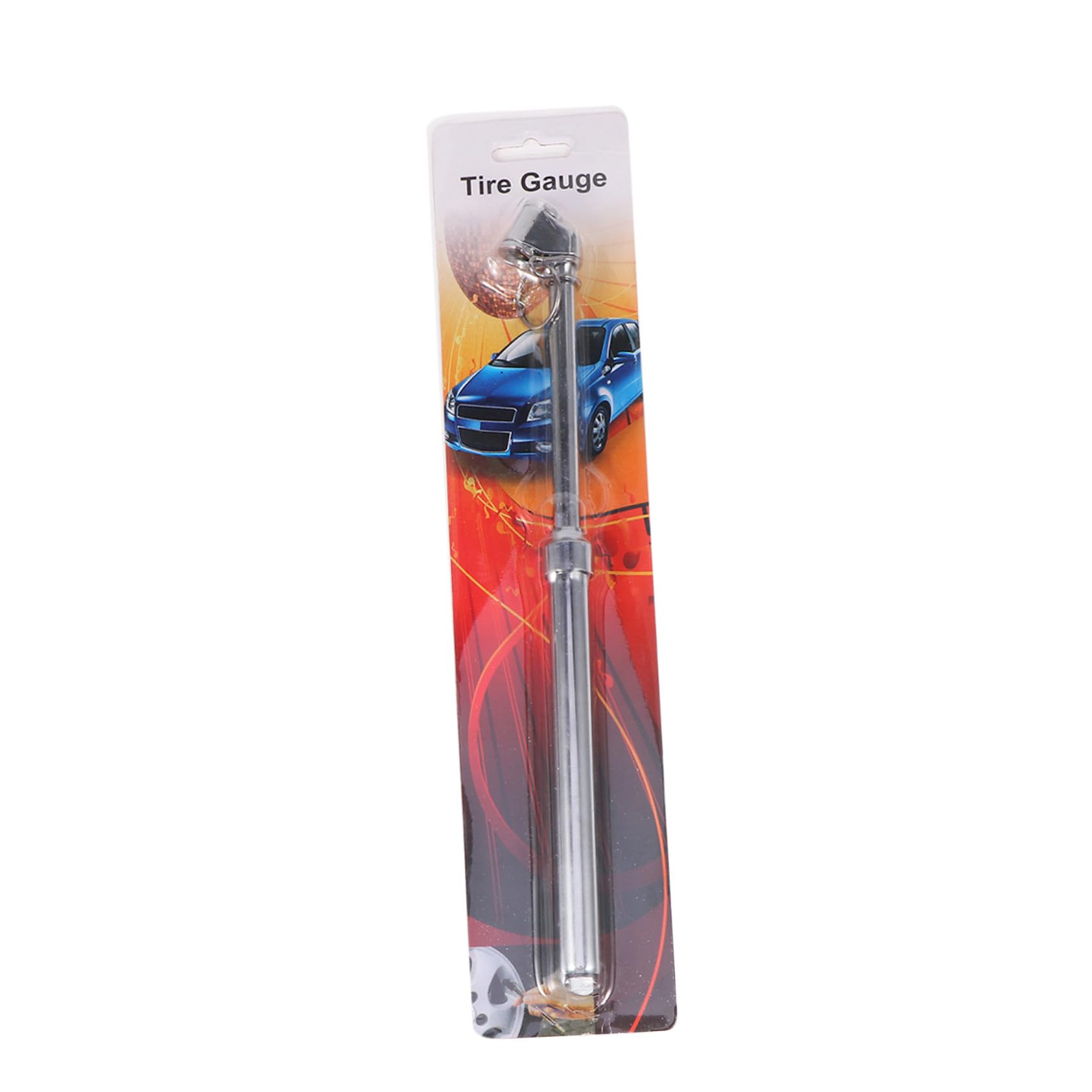 Manomètre de Pression des Pneus de Crayon, Tout Métal, Lot de 5, Lecture Précise et Format de Poche pour Voiture et Suv