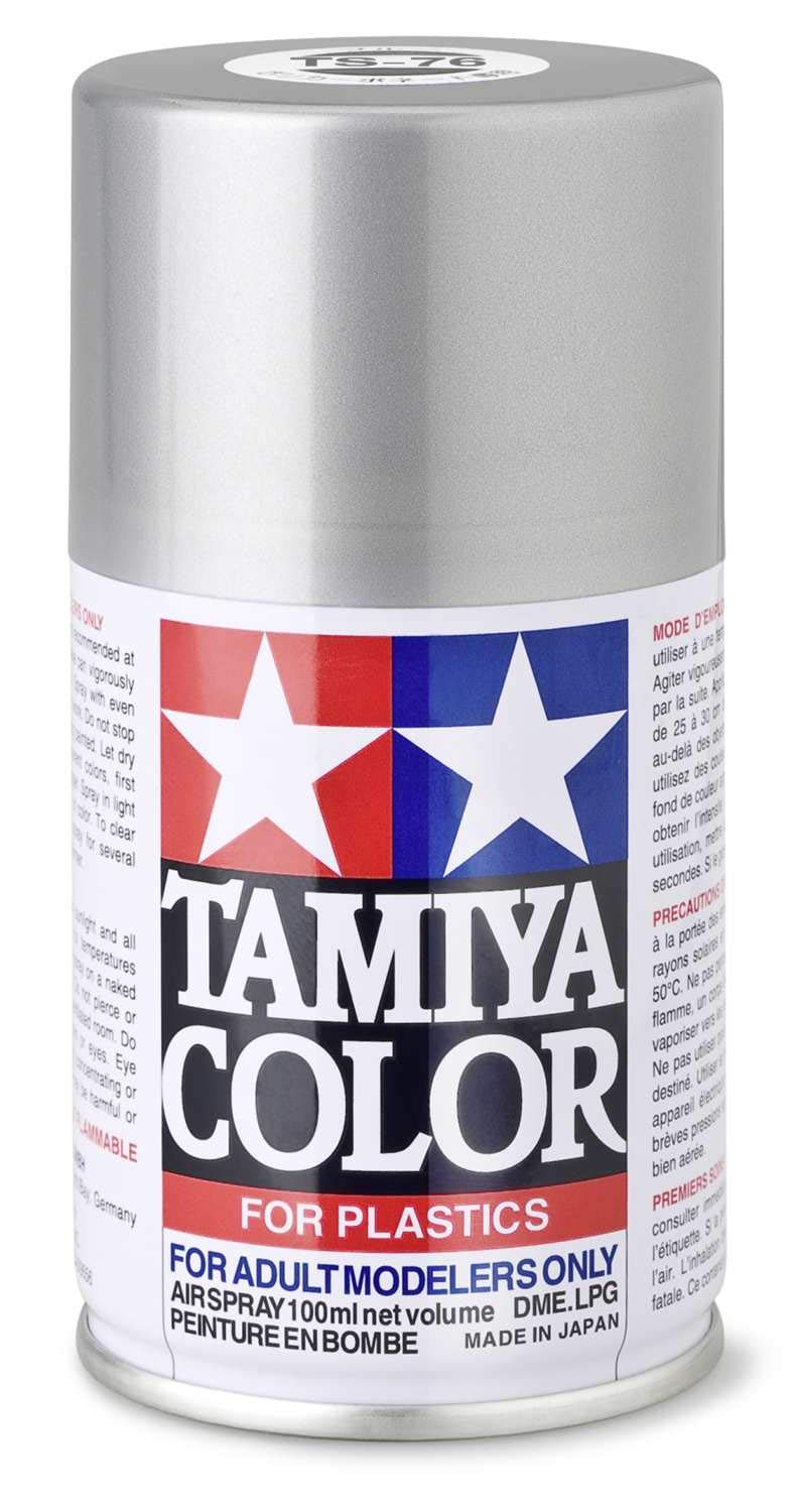 チミモッチ♡様 Amazon.com: Tamiya 85076 Spray Lacquer TS-76 Mica Silver - 100ml