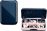Organisateur de la pilule de voyage, grand contenant de cas de pilule de poche quotidien Pill Box Médicament Porte-cas de médecine portable Organisateur pour la vitamine (Purple)