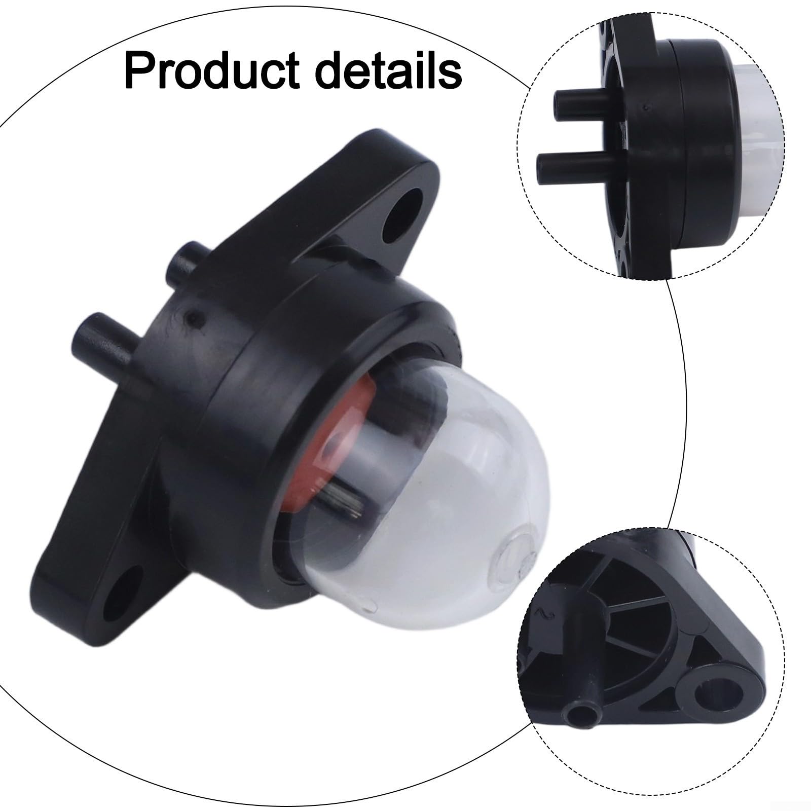 Gdfnmogo Lampadina di ricambio per motosega McCulloch 335, 435, 440, Partner 351, diametro 15,5 mm, foro centrale da 28 mm, compatibile con motosega McCulloch 335 435 440 Partner 351