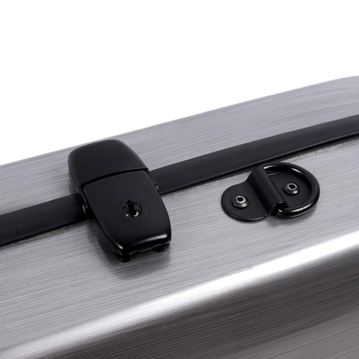 Custodia per violino 4/4 in fibra di carbonio con serratura ultraleggera 21 kg Custodia rigida Full Size Nero Velour Interni Cinghie Zaino colofonia Tasca Igrometro Accessori Storage