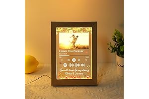 Custom Code Night Light, Picture Frame That Plays Songs, Photo and Song...