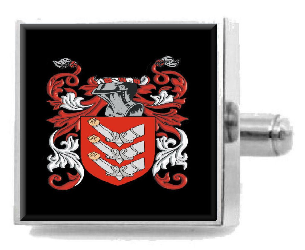 Clip para Corbata elegante diseño escudo de Inglaterra con bolsa grabada 5