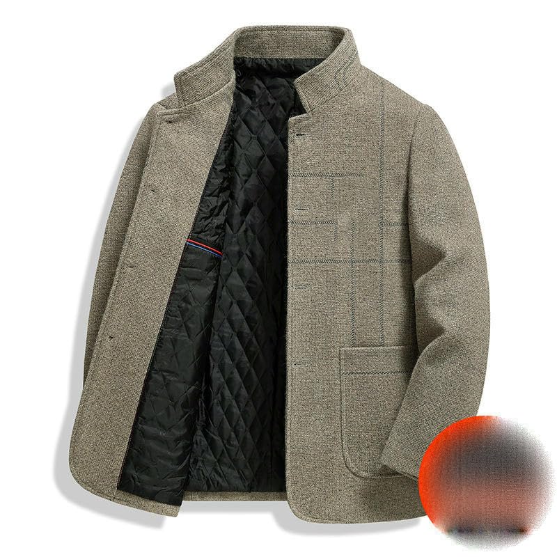 Veste matelassée homme col montant pour rester au chaud sans compromis business - 2