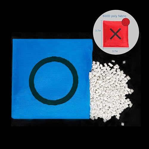 Miniatura 4 de OTTARO Juego gigante de Tic Tac Toe para interiores y exteriores para la familia juego de lanzamiento de puf para adultos y niños 3 pies x 3 pies