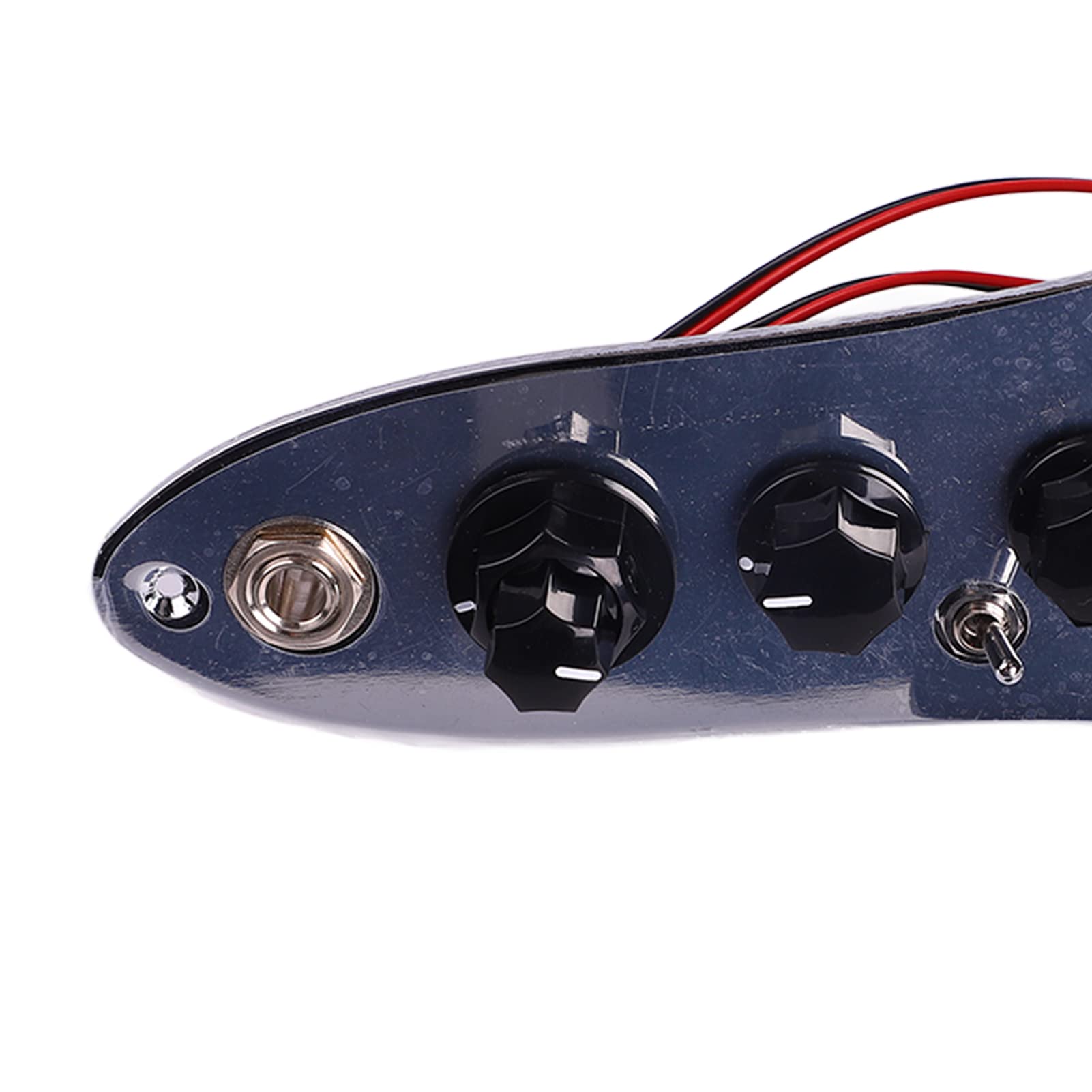 Vollständig Bestückte Steuerplatte, Vorverkabelt mit Kabelbaum für Jazz Bass Passive Active Switching-Instrumentenzubehör