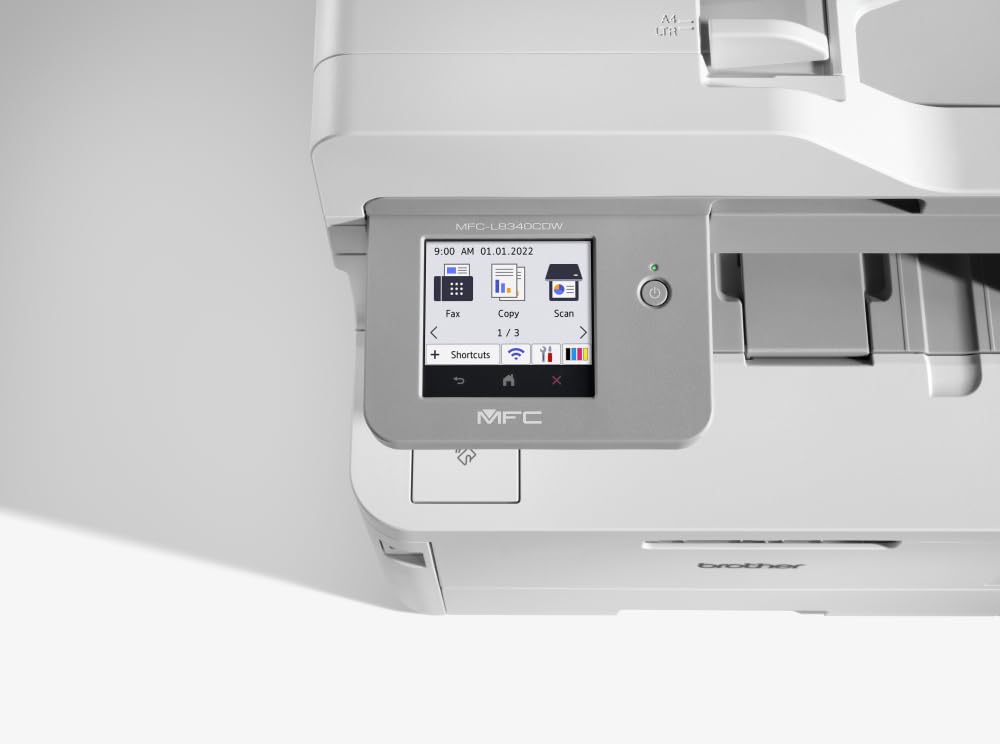 Brother MFCL8340CDW Multifunzione LED a Colori Stampa Fronte/Retro WiFi 30 ppm Touchscreen 8.8 cm Cassetto 250 fogli ADF 50 fogli