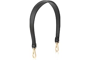 Genuine Leather Purse Strap Shoulder Strap for Handbags with Swivel Lobster Buckles