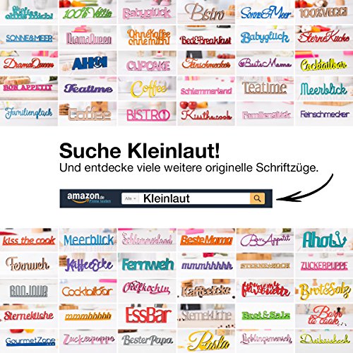 KLEINLAUT 3D-Schriftzug Hamburg in Größe: 15 x 4,4 cm - Dekobuchstaben - 32 Farben zur Wahl - Natur (Holz)