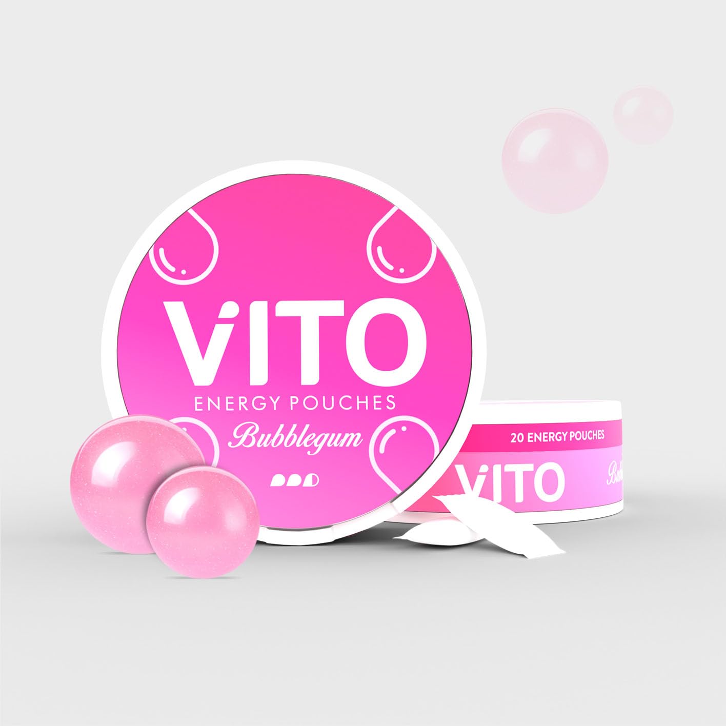 VITO Caffeine Energy Pouches - Lychee 120mg, 20 Pouches,Sugar-Free,Zero-Cal — Amazon image 14