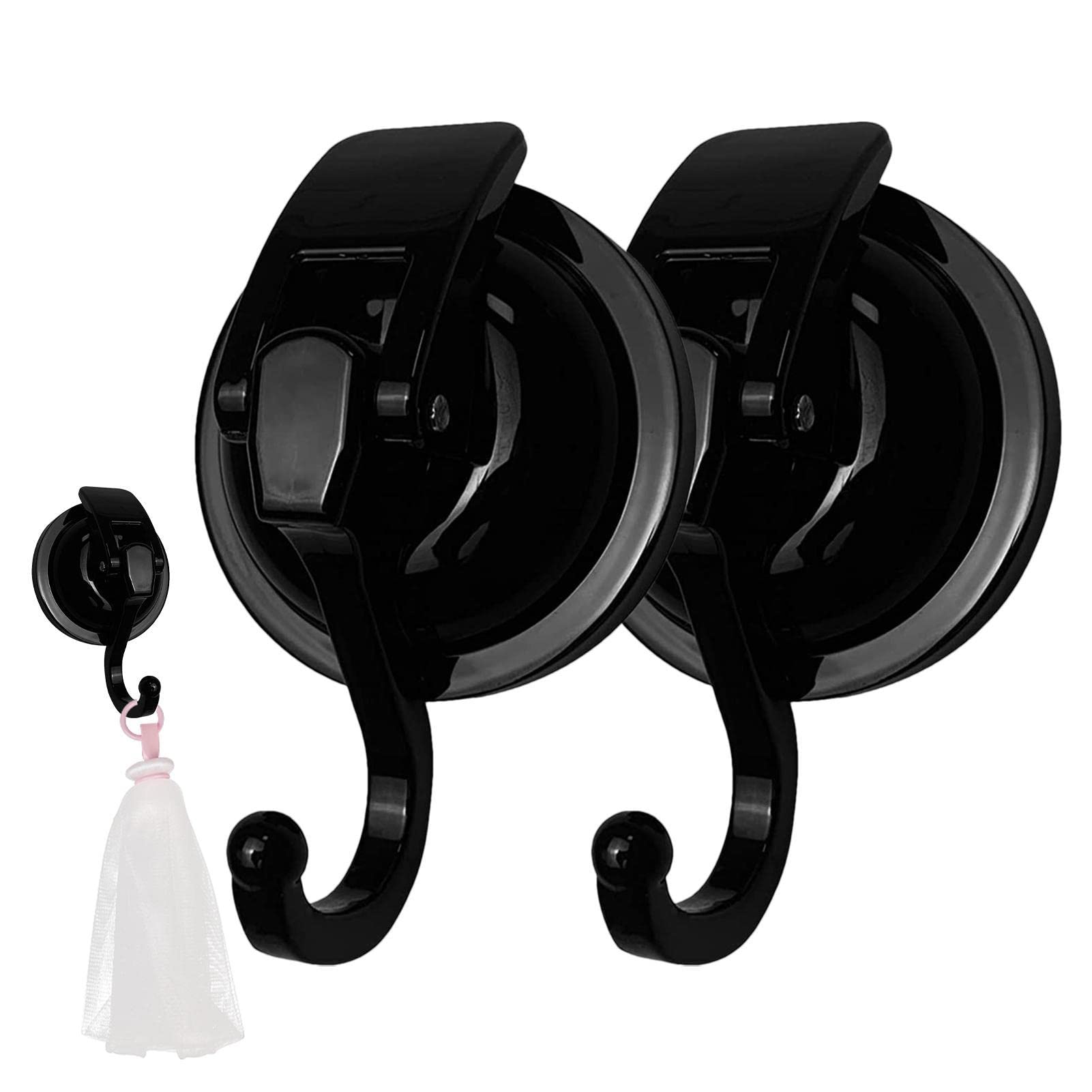 Dalian Shower Suction Hooks - Suction Cup Hangers For Window Plants,Removable Glass Suction Cup Hanger, No Punch, Heavy Duty, For Window, Bathroom, Kitchen, Glass Door