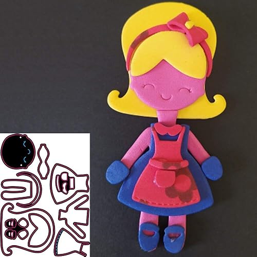 Troqueles de Corte de Metal para construir UNA niña Bebé sonrisa niños Bowknot Collage manualidades de Papel de álbum de recorte - Troqueles para la