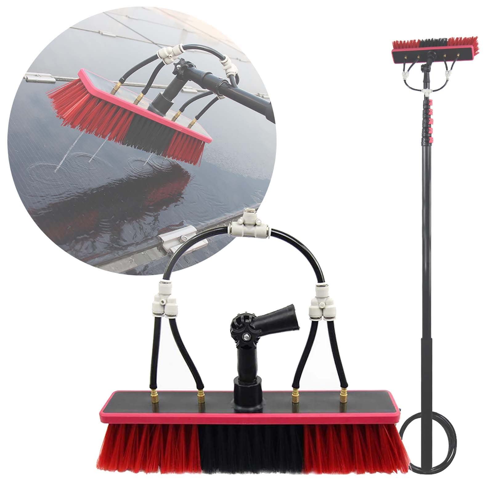 Poteau de nettoyage de vitres extensible pour laver les hauteurs sans utiliser d'échelle