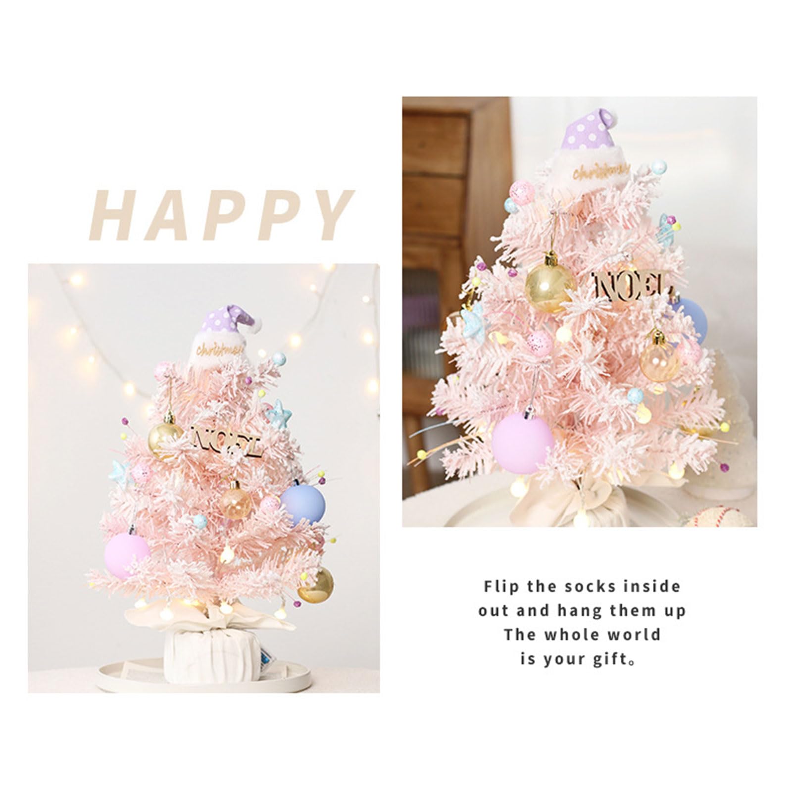 Amazon | 屋内パーティーミニクリスマスツリー回転オルゴール付きの