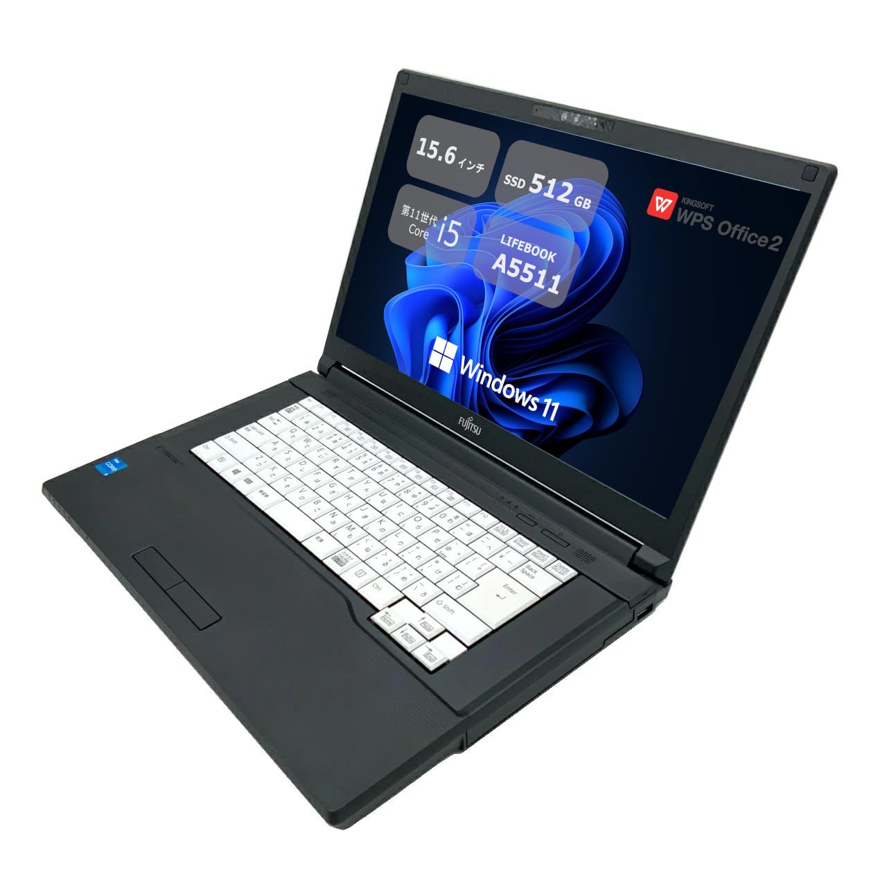 富士通 lifebook A5511 第11世代i5 ノートパソコン　8/256 Amazon.co.jp: 富士通LIFEBOOK A5511 □15.6型フル HD (1920×1080
