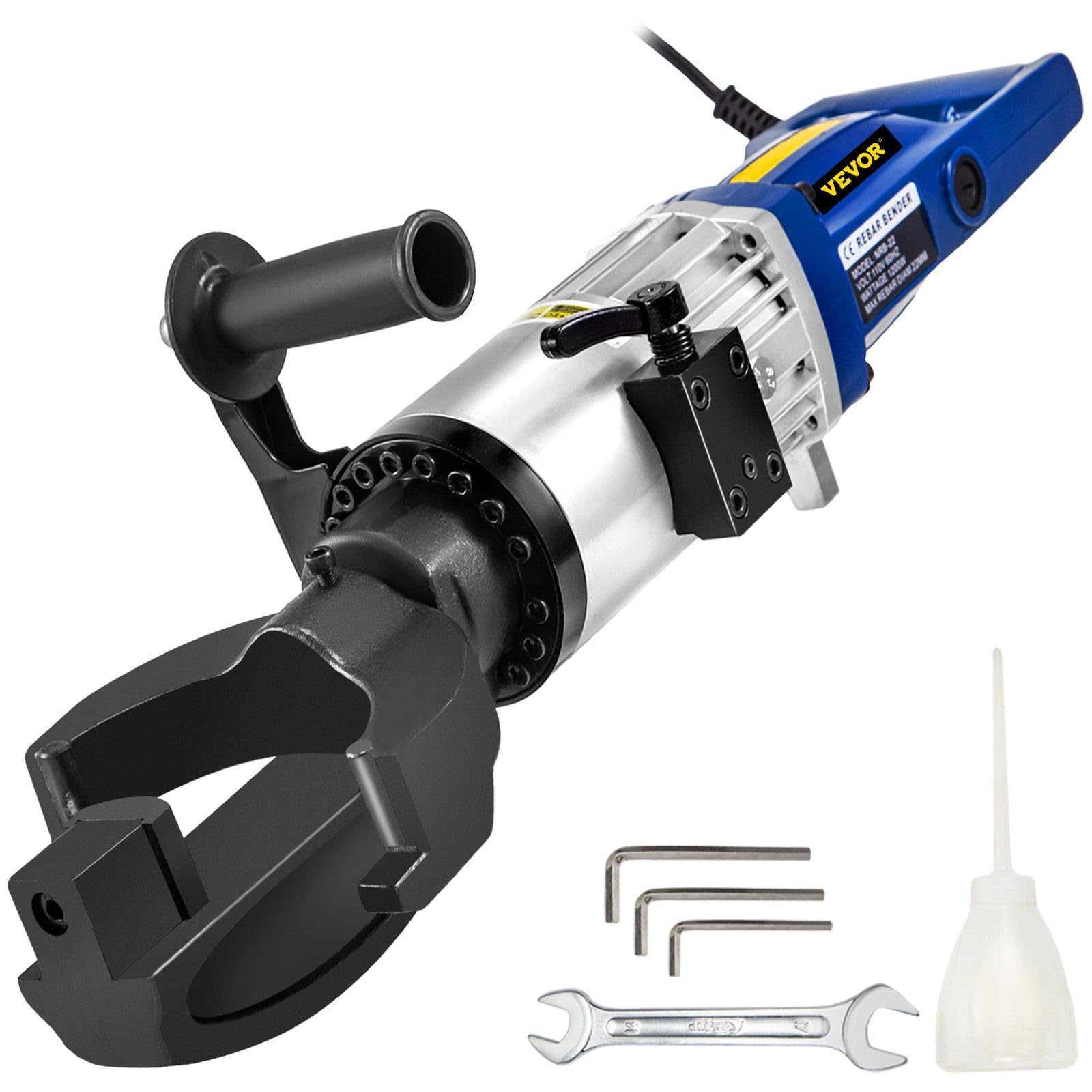 Electric Hydraulic Rebar Bender, 1.2 KW 0.9 inch 22 mm Hand Held Rebar Bender 110 V Portable Electric Rebar Bender, within 5 s