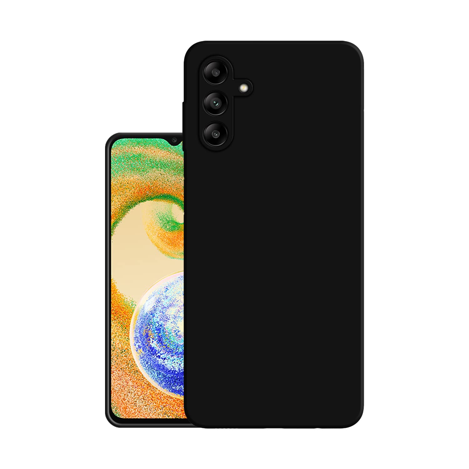 HELLO ZONE Exclusive Matte Finish Soft Back Case Cover for Samsung Galaxy A04s - Black (B0BH973XPB) Amazon Price History, Amazon Price Tracker