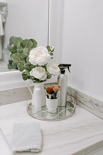 Miniatura 7 de Botellas de aerosol de aluminio (paquete de 3) de 20 onzas – Botellas de aerosol recargables de aluminio de metal plateado, solución de limpieza,