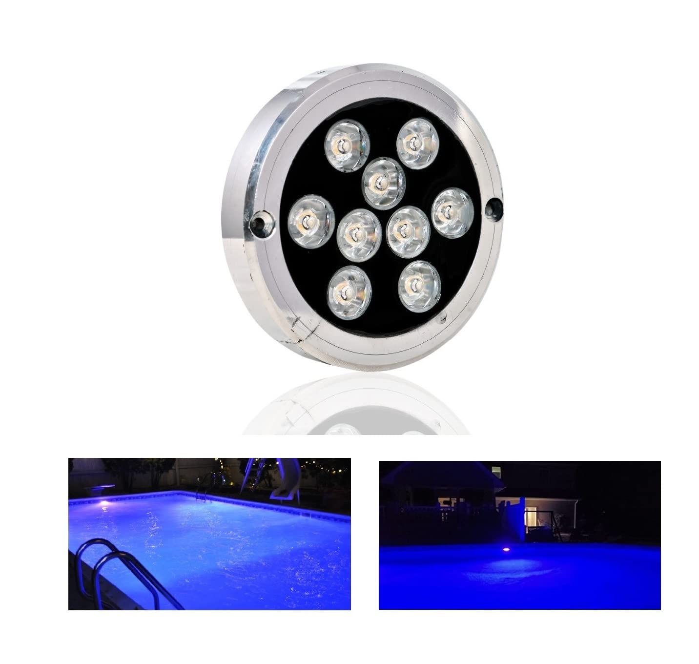 Bath Lights For Kids Tendelux LED Swimming Pool Light, Surface Mounted ...