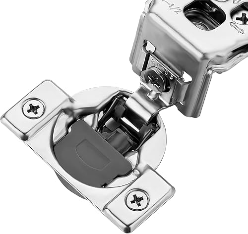 Vista 57 de Ravinte - Juego de 30 bisagras superpuestas, 15 pares de bisagras de cierre suave de 1.3 pulgadas para armario de cocina, bisagras ocultas de acero