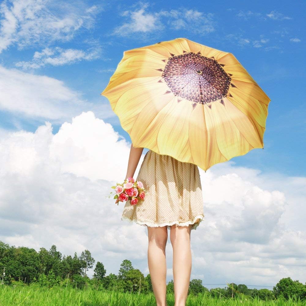 YumSur Compact Travel Umbrella - Windproof, Reinforced Canopy, Tested in 60mph Winds, Strong Reinforced Windproof Umbrella, One Touch Auto Open/Close for Men & Women - Image 6