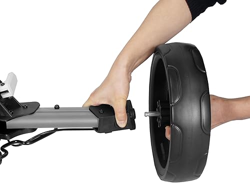 Miniatura 9 de V2 - Carrito de golf plegable pequeño, rueda delantera, carrito de golf, soporte para paraguas y soporte para bebidas incluido