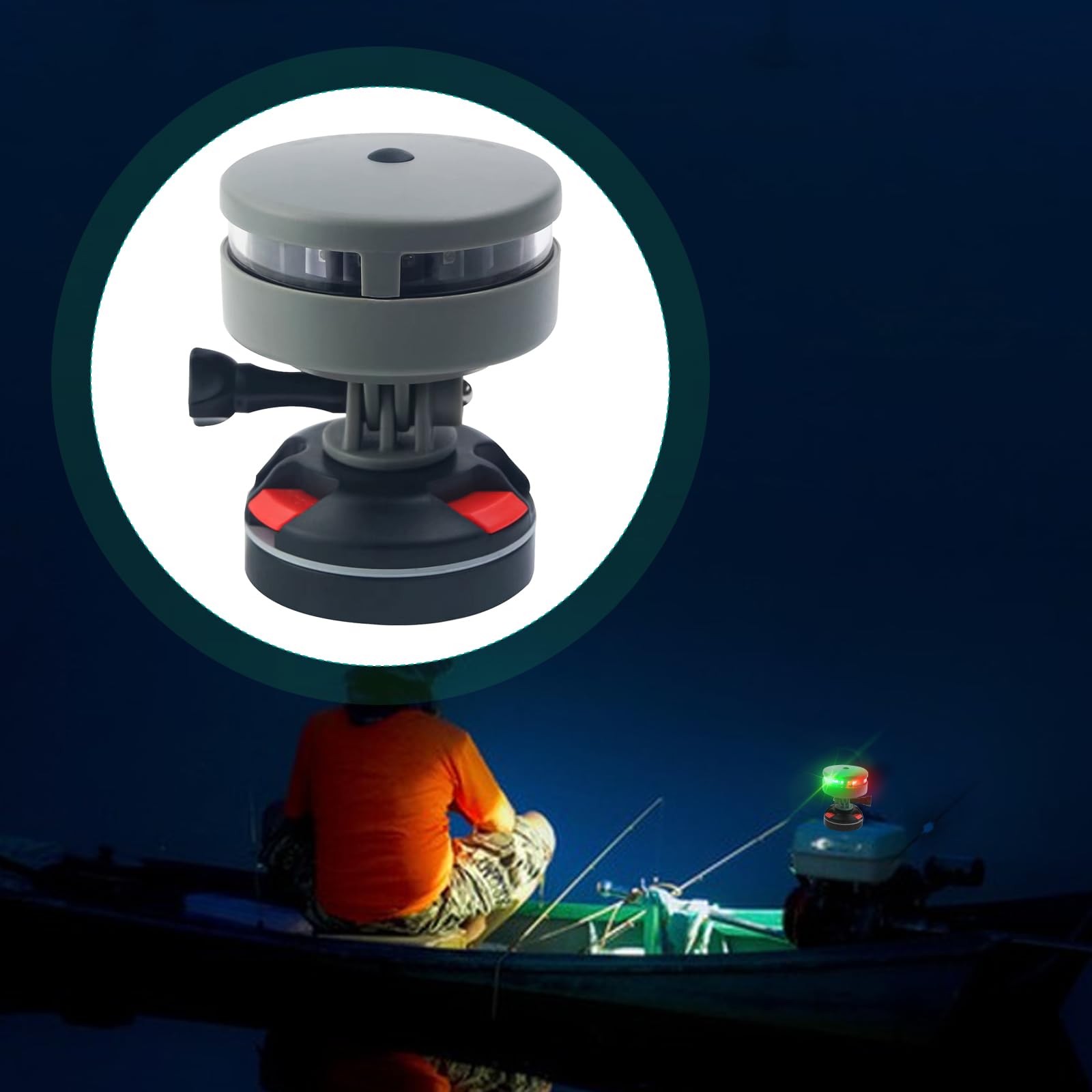 Luci di navigazione per barca, luci di navigazione a LED per prua rosse e verdi, luci di navigazione marine, luci di poppa, impermeabili IP67