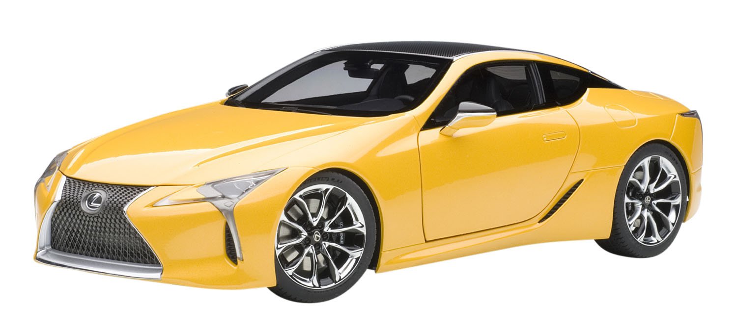 Amazon | AUTOart 1/18 レクサス LC500 メタリック・イエロー 