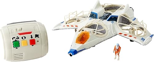 Hot Wheels RC Mattel Disney y Pixar Lightyear nave espacial con Buzz Lightyear figura de acción, dron de control remoto