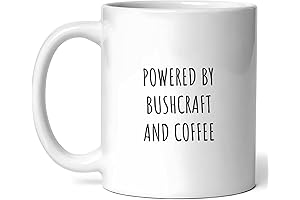 Powered By Bushcraft Mug - The Essential Wilderness Skills Coffee Cup