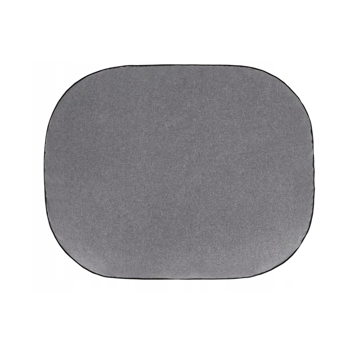 OVAL ÖKOLEINEN Hundematratze, Hundebett für Kleine, Mittlere, Große Hunde - Robustes, wasserdichtes Hundekissen, kuscheliges Schaum Tierbett, Outdoor & waschbar - 108x85x15cm Dunkelgrau