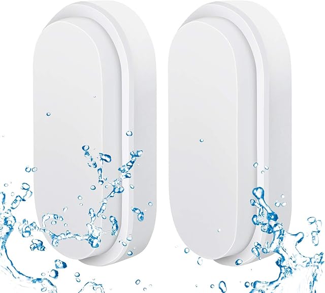 14W Led Ip54 Waterproof Bulkhead Light ,Oval led Porch Sconce Lighting ,Safety Boat Lamp,980LM, ANWIO 4000K Natural White Ceiling Lamp for Kitchen, Bedroom(2 Pack)