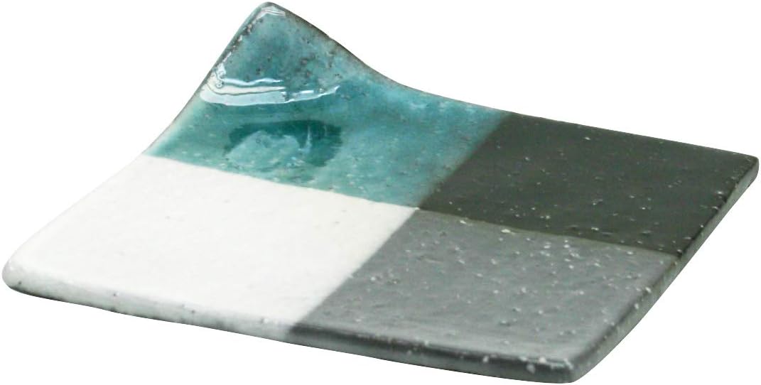 Yamaki Ikai Checkered Cup & Saucer Green