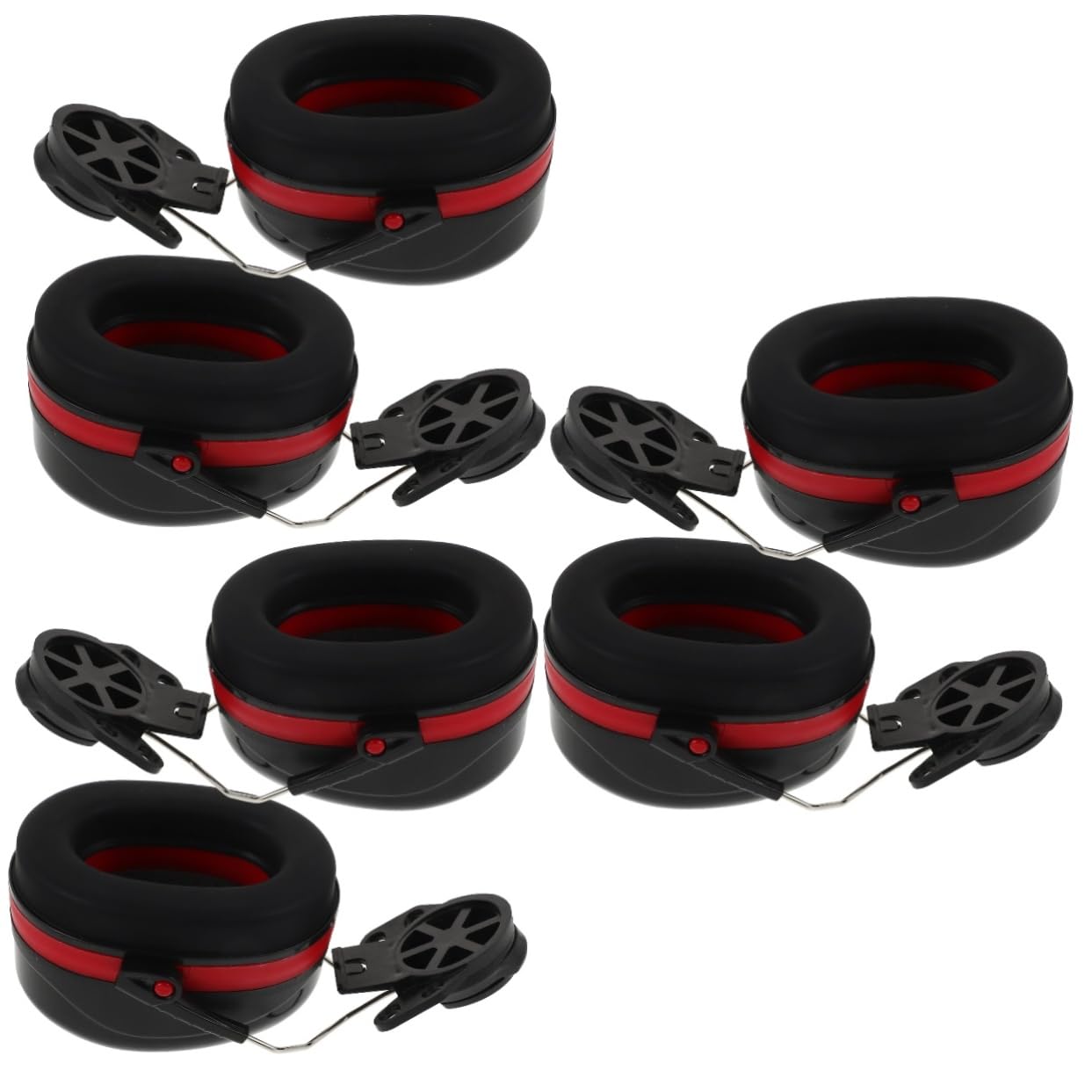 UKCOCO 3pares Orejeras De Protección Para Earmuffs De Reducción De Diseño Ergonómico y Almohadillas Protección Efectiva