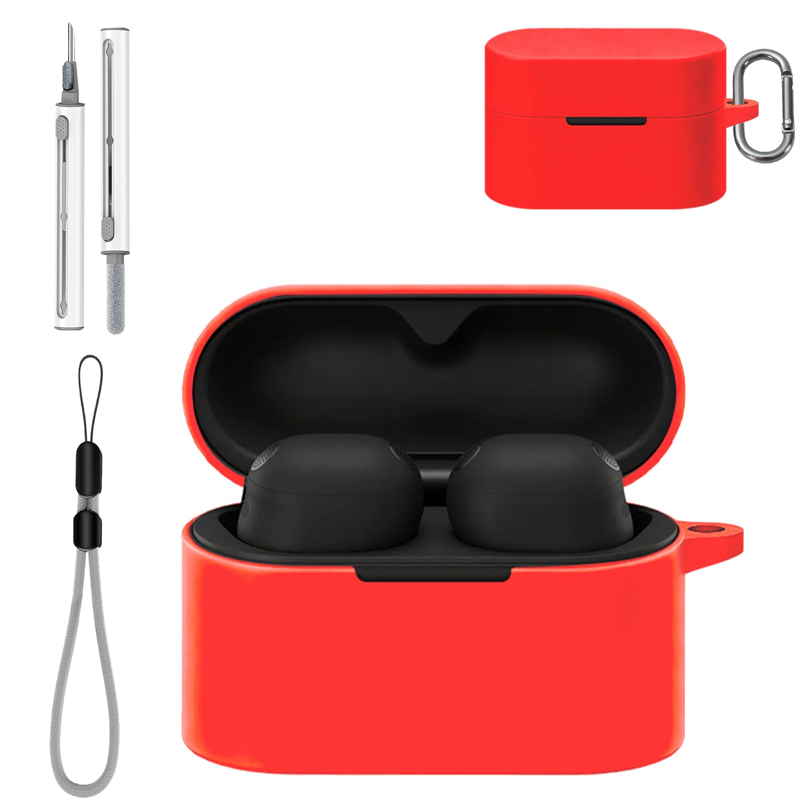 wf-1000xm6　ケース Amazon.com: Case for Sony WF-1000XM6 with Cleaner Kit,Soft Skin