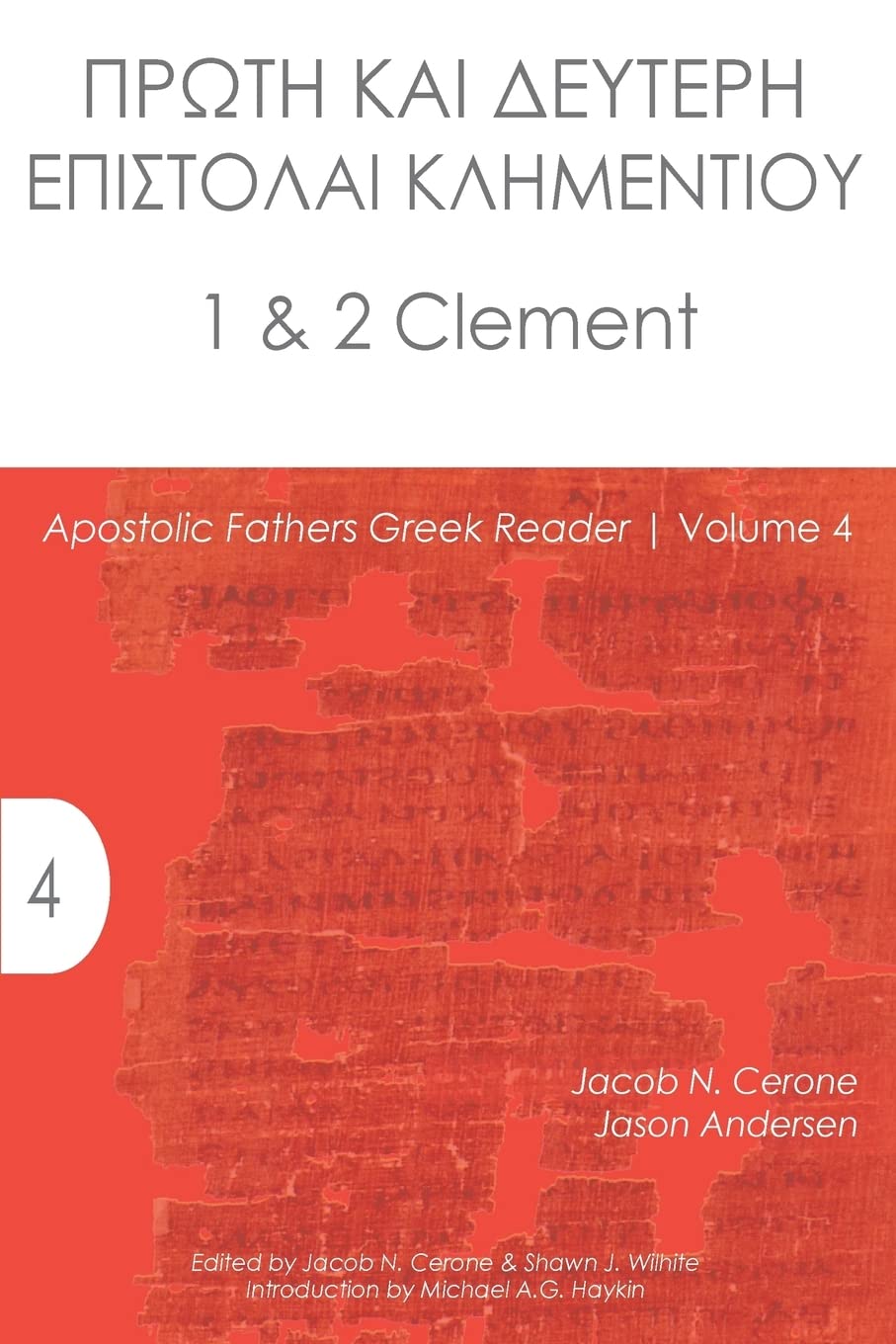 1-2 Clement (Apostolic Fathers Greek Reader)