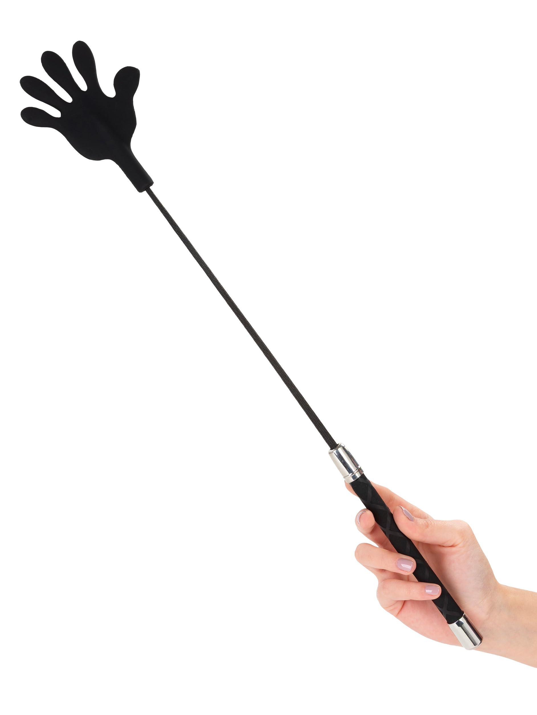 BONDAGERIE® Frusta piccola con mano in silicone, per lui e lei