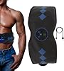 Ab Belt Muscle Stimulator - 19-level Smart USB Rechargeable Slimming Supplies,Belly Massage Machine,for Home Beauty Spa Post-Workout Recovery Relaxation Wellness Routine Fitness