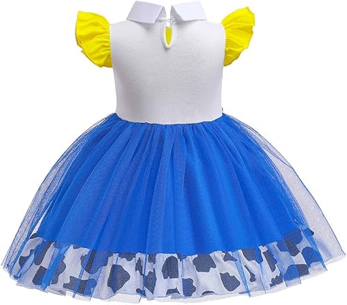 Miniatura 3 de CinheyU Disfraz de Halloween para niñas pequeñas, princesa, fiesta de cumpleaños, verano, vestido de baile de Navidad, concurso