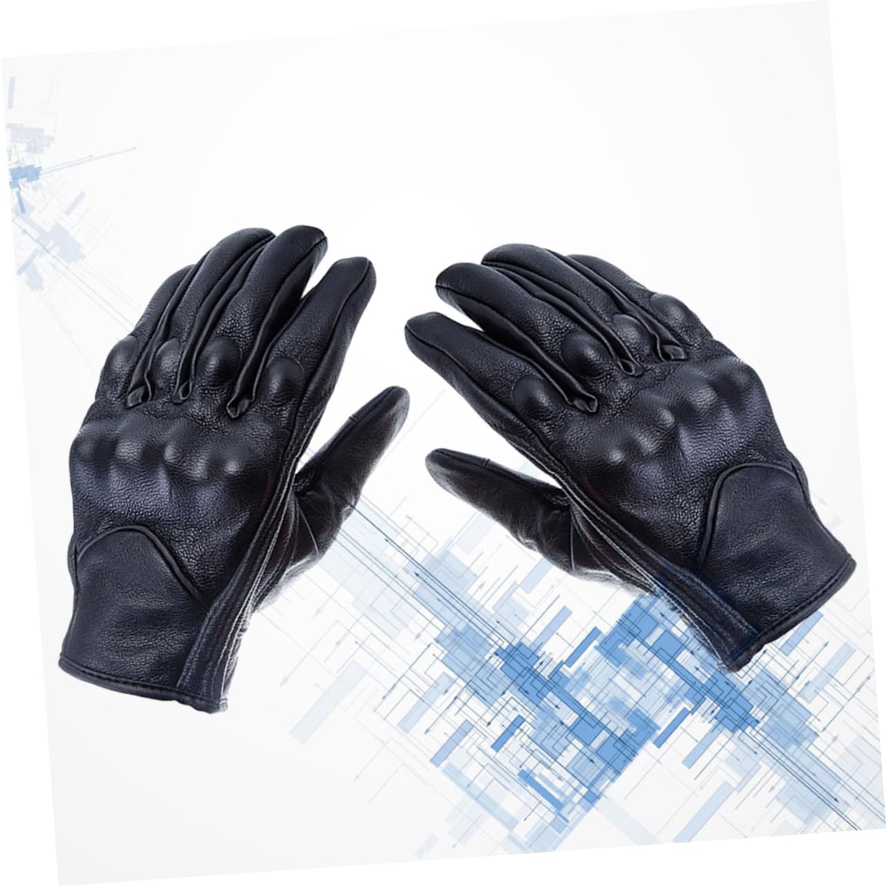 HAPINARY Thickened Winter Motorcycle Gloves Touch Screen Half Finger Outdoor Protection Sports Gloves Size s
