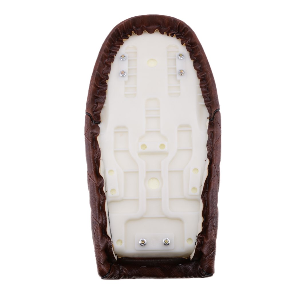 Universale Brat Flat Cafe Racer Sella Moto Vintage - Marrone