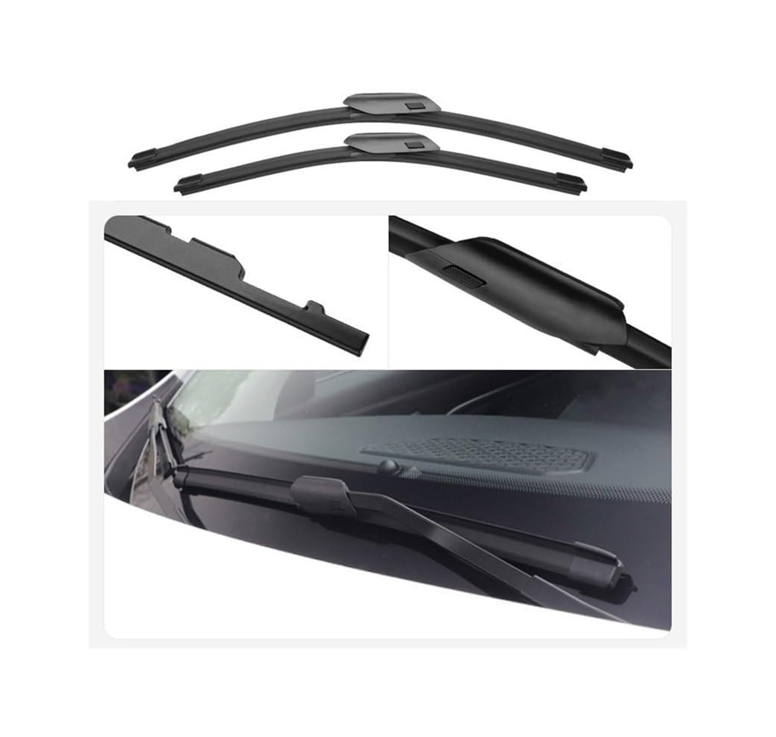 Auto Limpiaparabrisas Juego Para Benz Clase C W206 S206 2021 2022 2023 C180 C200 C220d C300d C300 C400 Escobillas Limpiaparabrisas Delanteras 22"