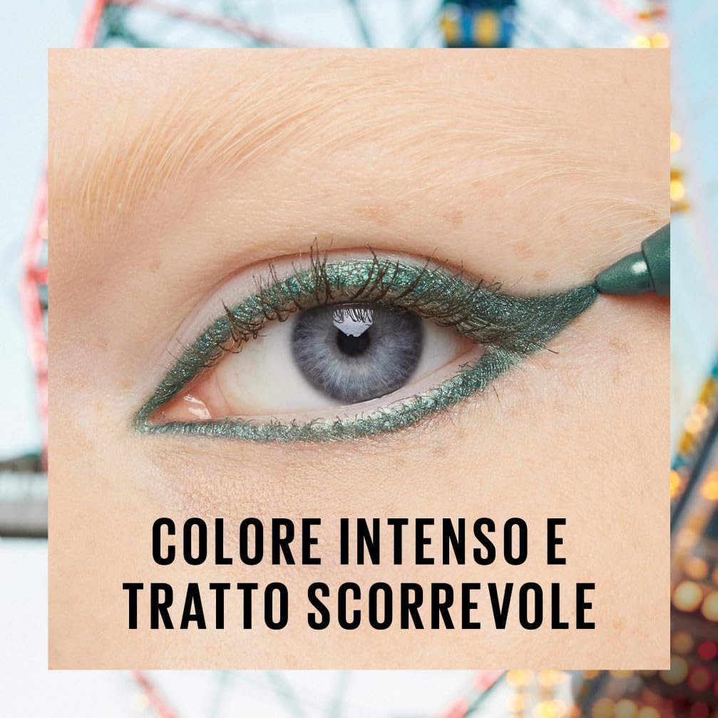 Maybelline New York Tattoo Liner Gel Pencil, Matita Occhi in Gel, Colore Intenso Bold Brown, Tenuta 36H
