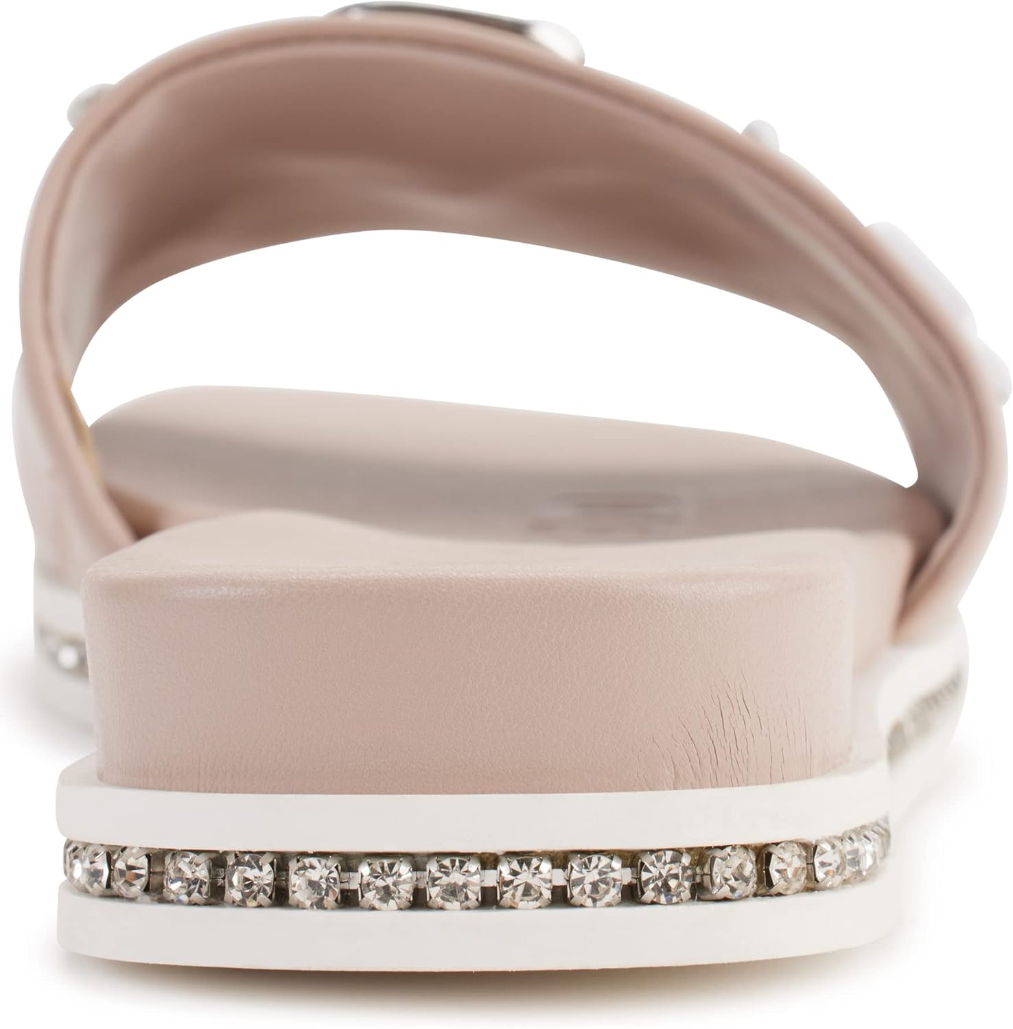 KARL LAGERFELD womens Jeslyn Flat Sandal Slide With Pins - Image 2