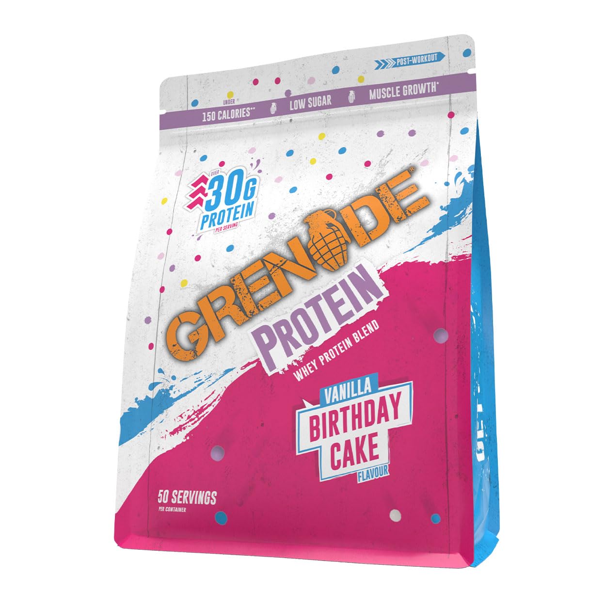 Grenade Protein (2000g) Birthday Cake - Proteins - Whey Protein Mix