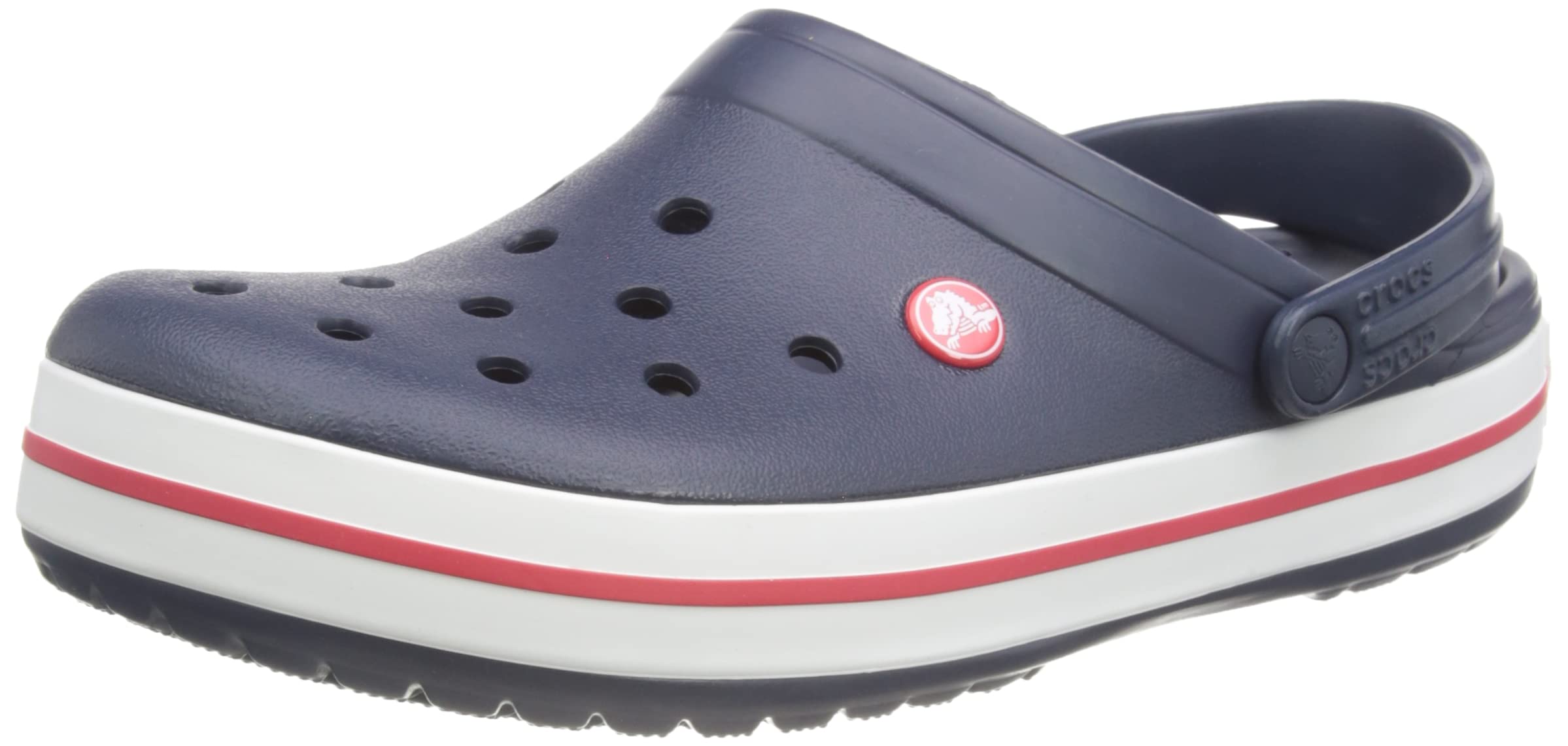 Crocs Unisex's All-Terrain Atlas, Slip on Sneakers with Buckle Strap Clog, Navy, 13 UK Men/ 15 UK Women