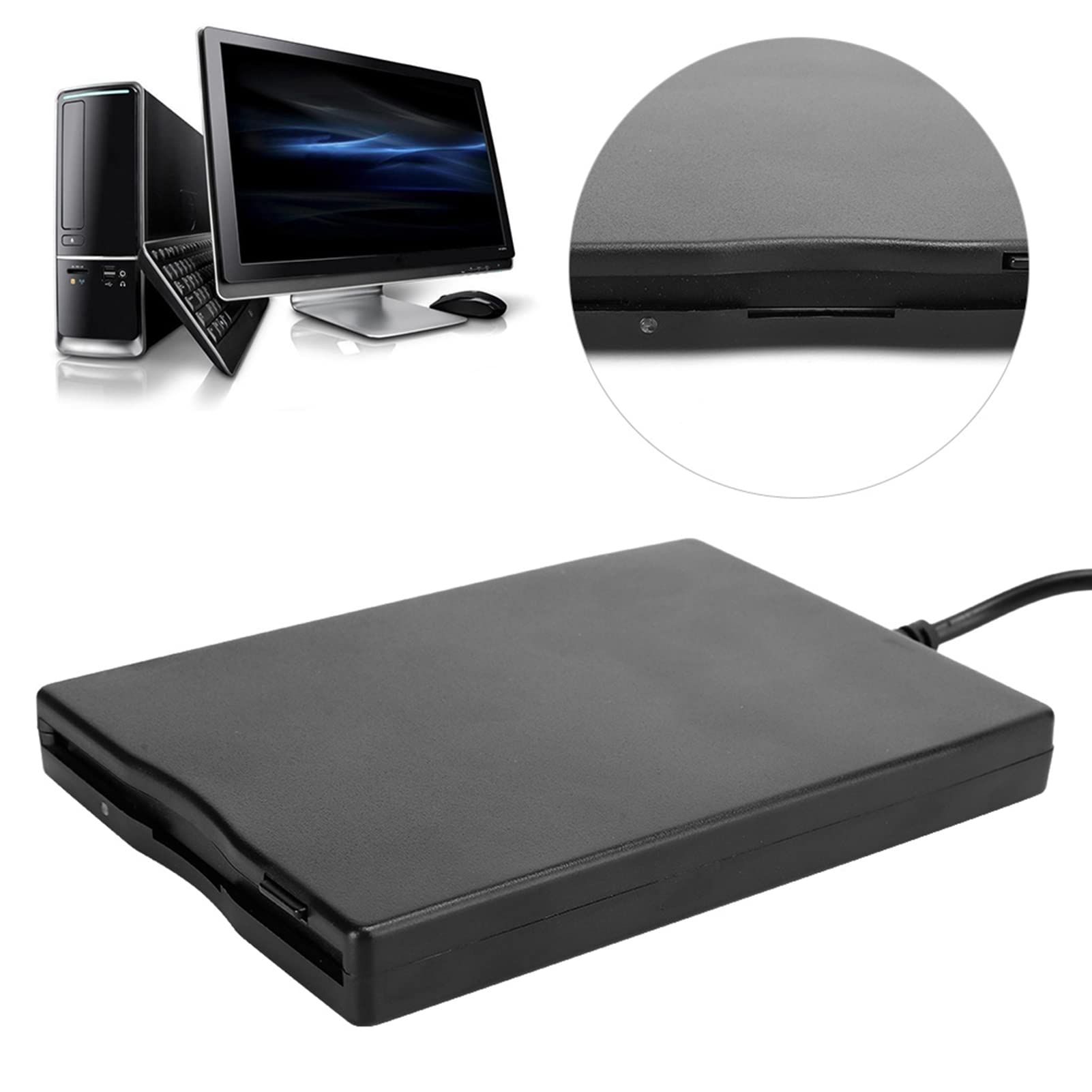 Dysk usb, zewnętrzny napęd dyskietek 3,5 cala do 10/7/8/Vista/XP/ME/2000/SE/98, kompatybilny z USB 1.1/2.0/3.0