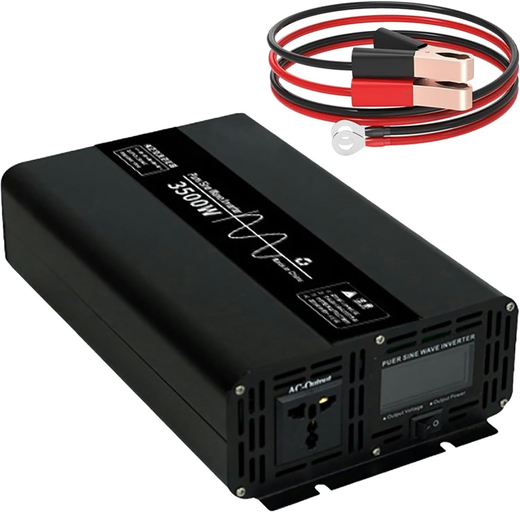Onduleur pour le camping de camion RV à domicile convertisseur de tension DC 48V AC 220V écran LCD